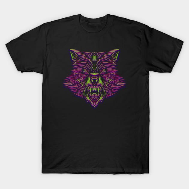 Line Of Wolf T-Shirt by Stayhoom